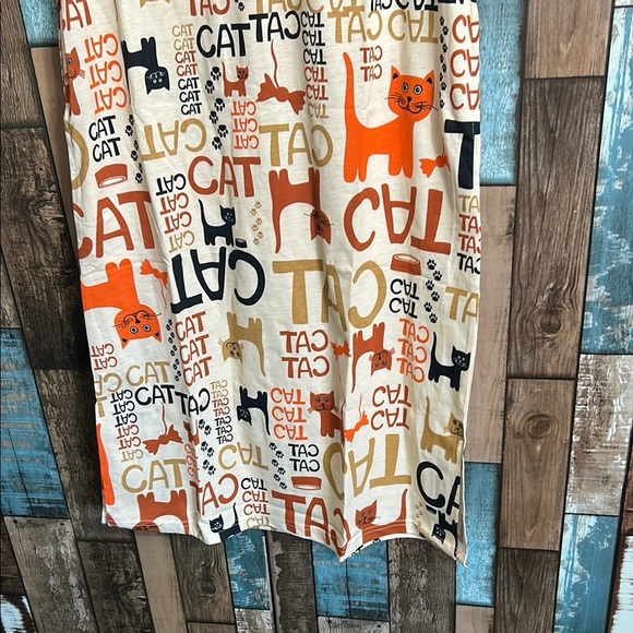 Graphic Print Short Sleeve cat nightgown small - Picture 5 of 16